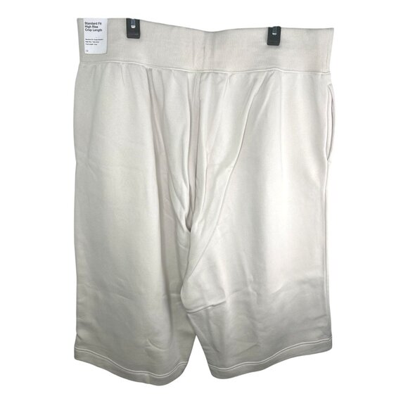 Nike Sportswear Phoenix Fleece Women's High-Waisted Cropped Sweatpants 3X- Beig - Picture 11 of 16